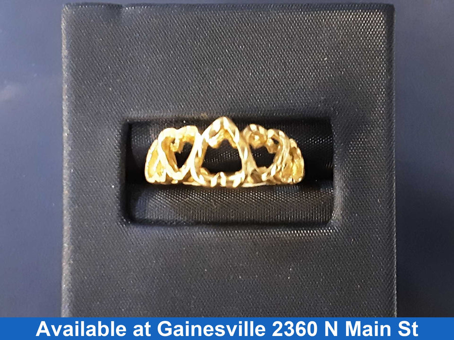 Women's Ring - Yellow Gold 10k (.417) 3.3 grams Size 6.5
