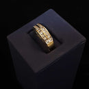 Ring - Wedding Band - Yellow Gold 10k (.417) 3.4 grams Size 8