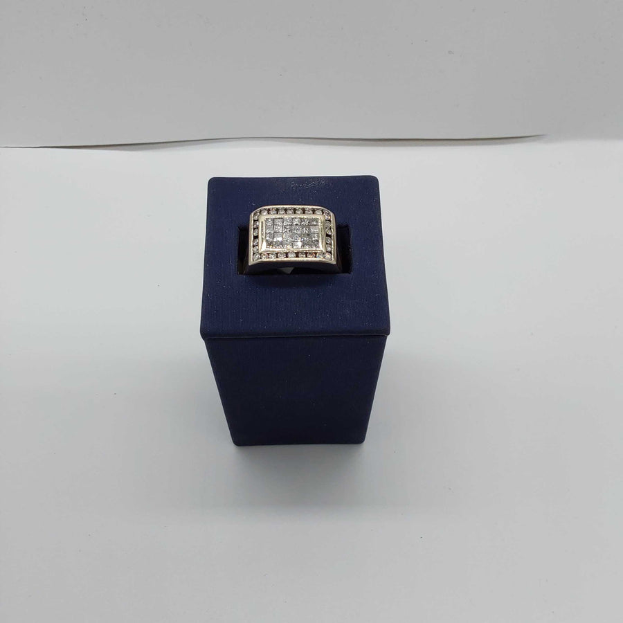 Men's Ring - White Gold 14k (.585) 18.99 grams Size 10.5