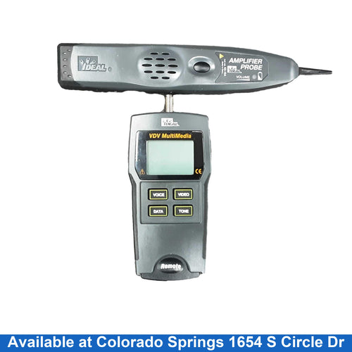 Ideal Vdv Multimedia Cable Tester Black Electrical Testing Instrument