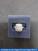 Women's Ring - White Gold 10k (.417) 3.2 grams Size 20