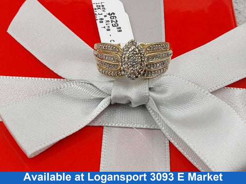 Women's Ring - Yellow Gold 10k (.417) 3.8 grams Size 20