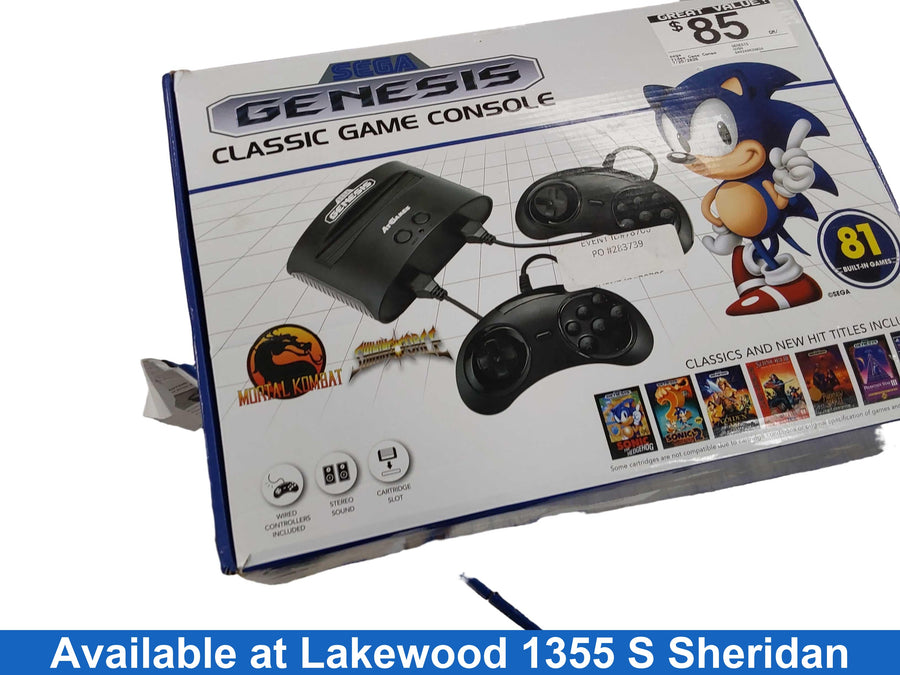 Sega Genesis 16 Mb Black Video Game Console