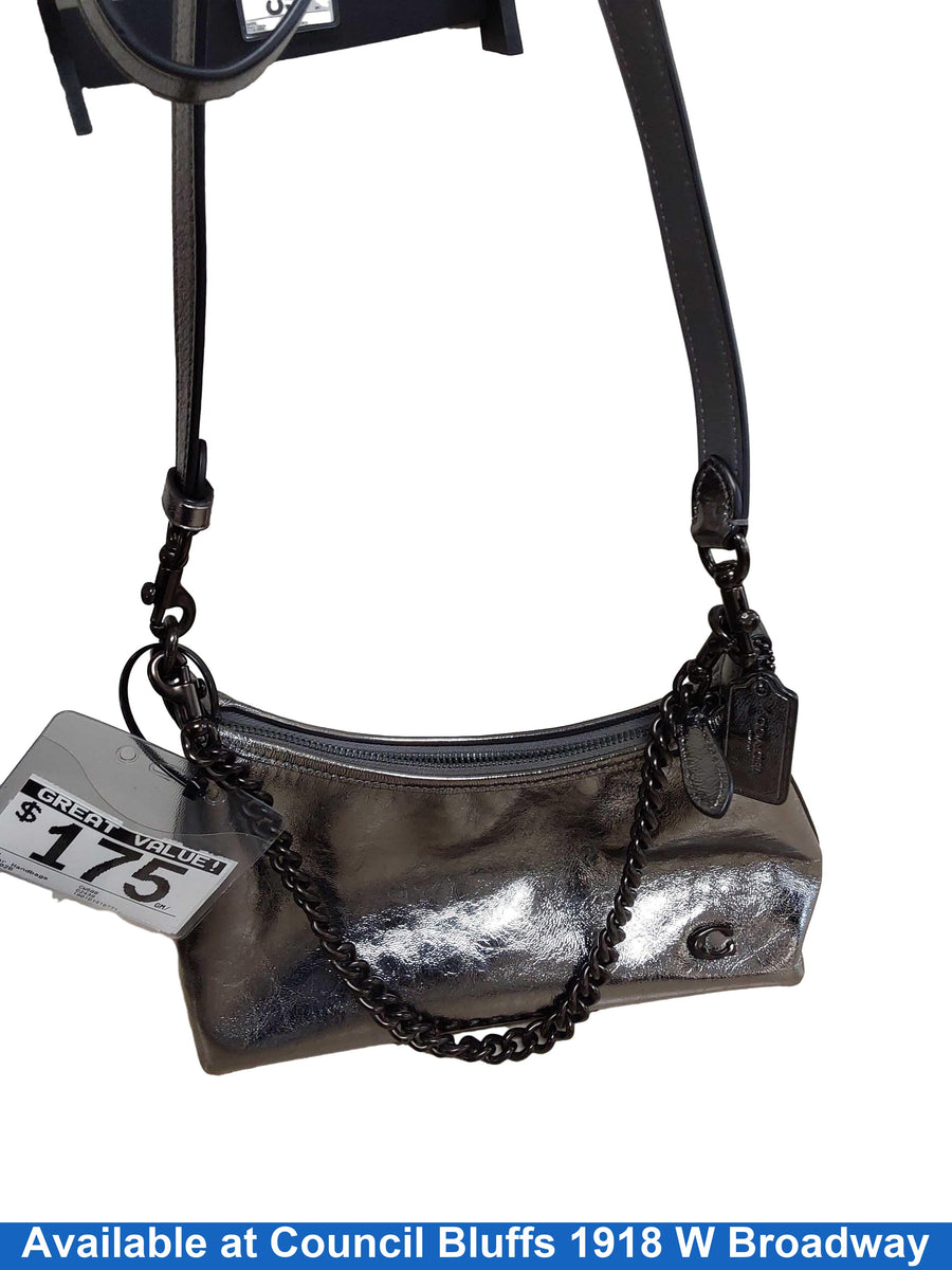 Coach Cw588 Silver Purse / Handbag