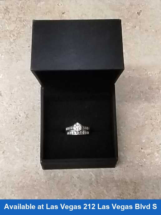Women's Ring - White Gold 14k (.585) 6.8 grams Size 20