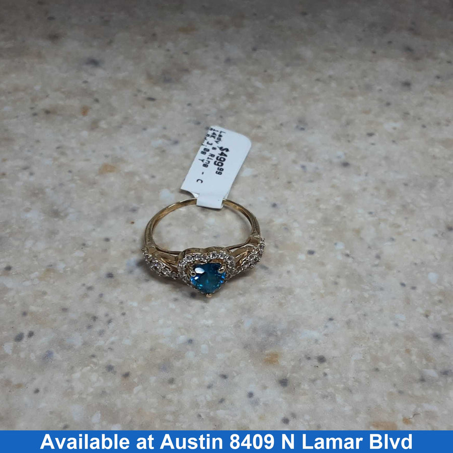 Women's Ring - Yellow Gold 14k (.585) 3 grams Size 9.5