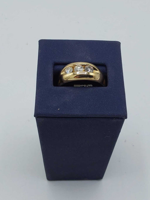 Ring - Wedding Band - Yellow Gold 14k (.585) 11.5 grams Size 11