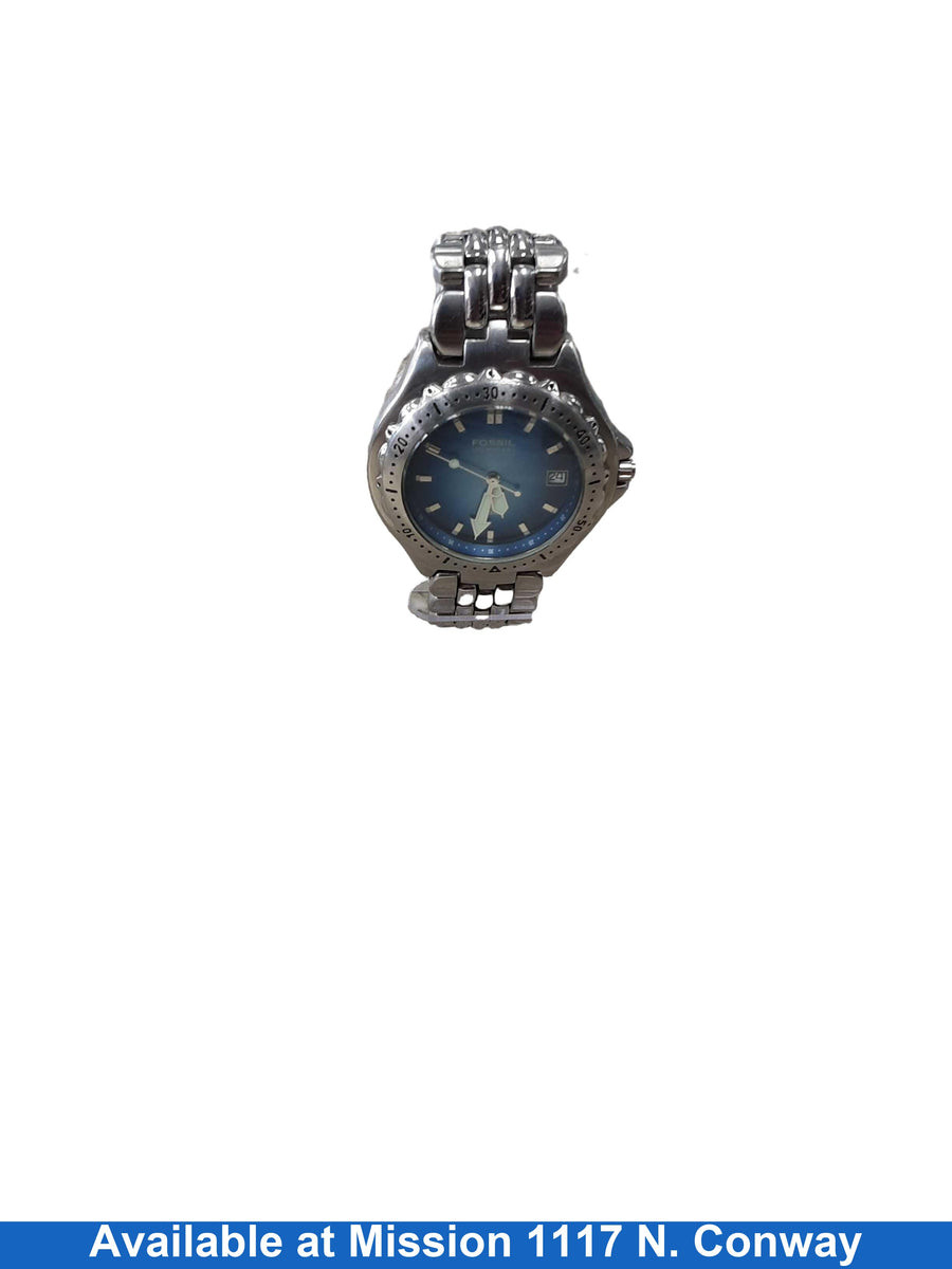Fossil Am3433 Silver Regular Watch