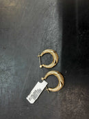Hoop Earrings - Yellow Gold 14k (.585) 1.7 grams