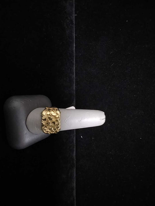 Men's Ring - Yellow Gold 10k (.417) 4.3 grams Size 8