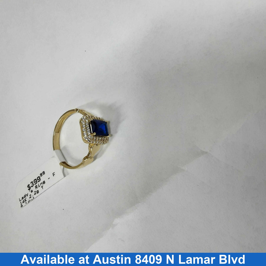 Women's Ring - Yellow Gold 14k (.585) 2.2 grams Size 8