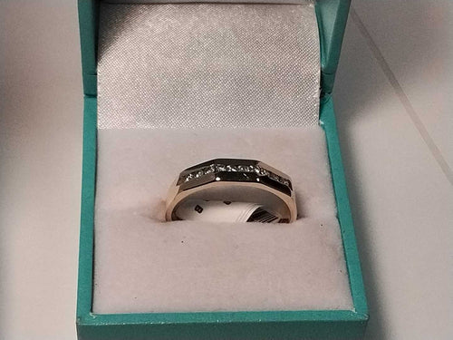 Ring - Wedding Band - Yellow Gold 14k (.585) 4.1 grams Size 10