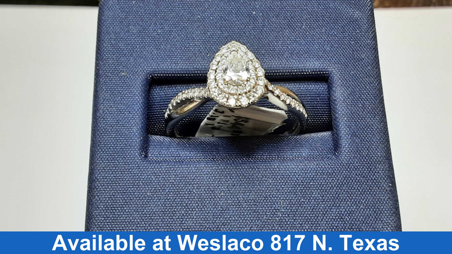 Women's Ring - White Gold 14k (.585) 3.1 grams Size 7