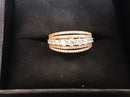 Women's Ring - Anniversary - Rose Gold 10k (.417) 3.3 grams Size 7