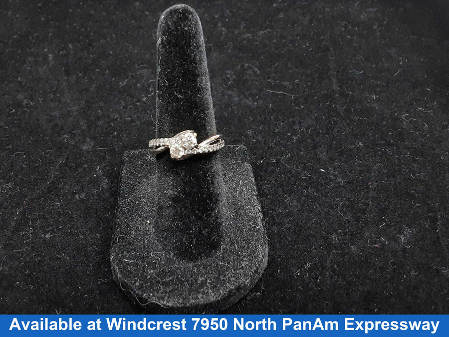 Women's Ring - Anniversary - White Gold 14k (.585) 3.8 grams Size 5