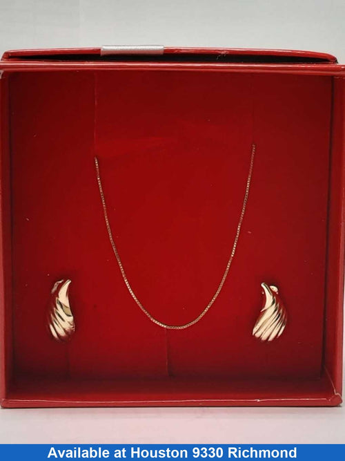 Box Chain - Yellow Gold 18k (.750) 1.6 grams 24 inch