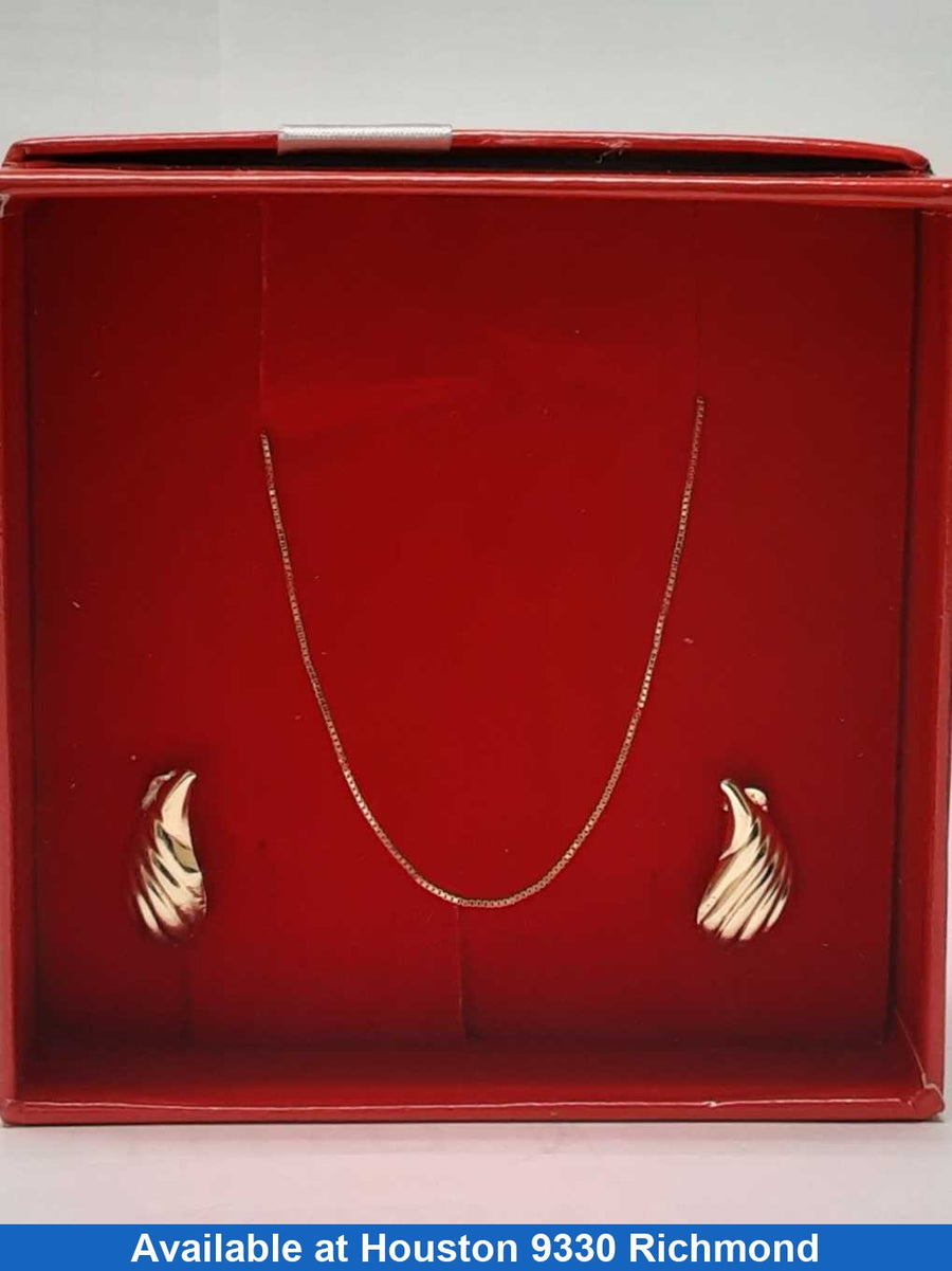 Box Chain - Yellow Gold 18k (.750) 1.6 grams 24 inch
