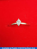 Women's Ring - Solitaire - Yellow Gold 14k (.585) 1.8 grams Size 6