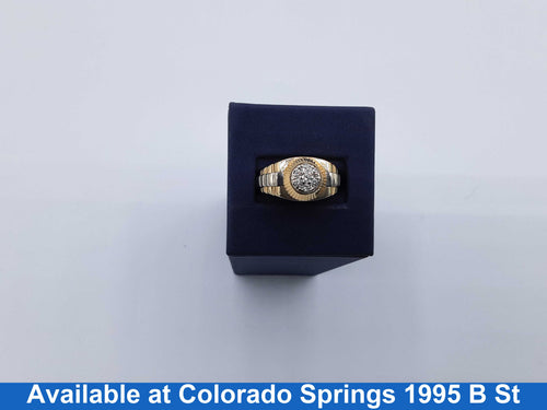 Men's Ring - Yellow Gold 14k (.585) 8.1 grams Size 10