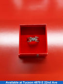 Ring - Engagement Set - White Gold 10k (.417) 7.1 grams Size 6