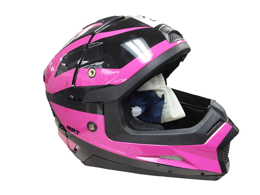 Bilt Ax-1 Yth Pink Helmet