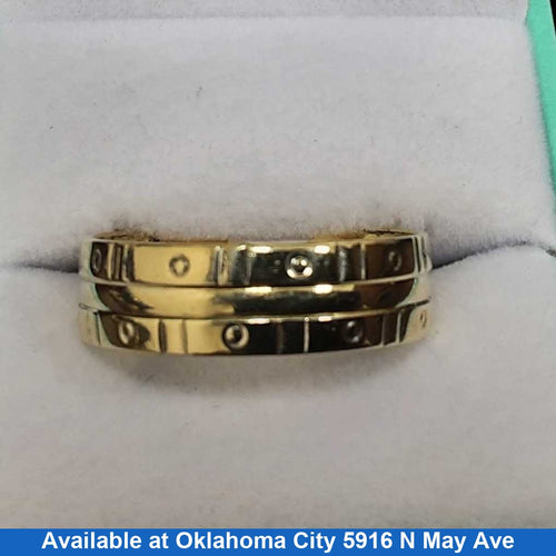 Women's Ring - Yellow Gold 14k (.585) 4.9 grams Size 20