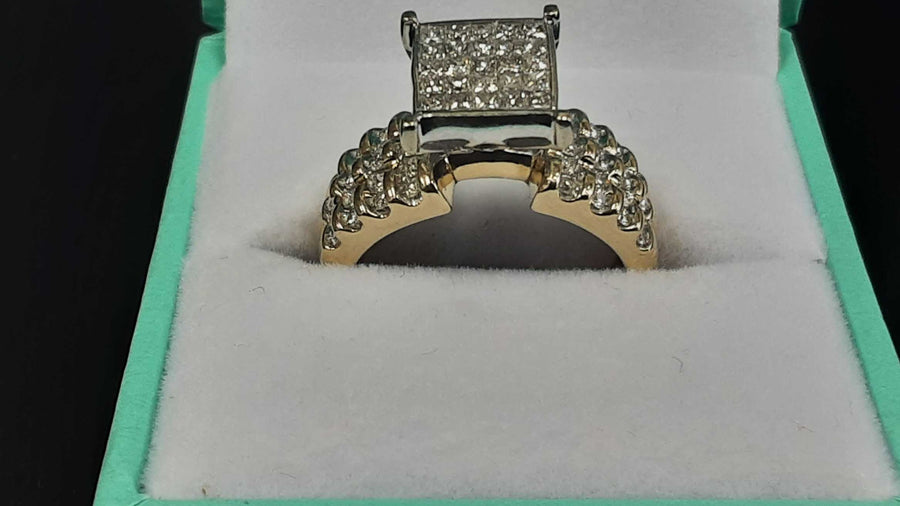 Women's Ring - Yellow Gold 14k (.585) 5.3 grams Size 8