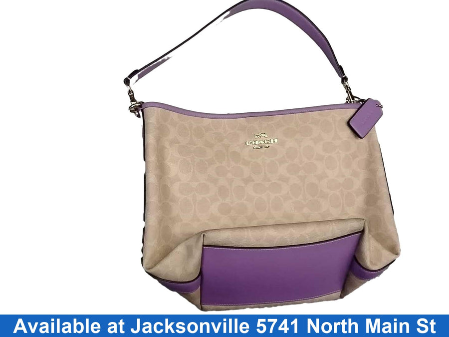 Coach 2439-ct802 Beige / Tan Purse / Handbag