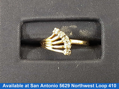 Women's Ring - Yellow Gold 10k (.417) 1.2 grams Size 3