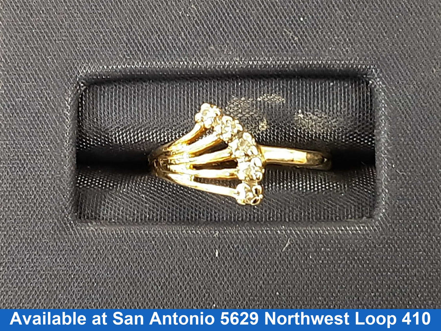 Women's Ring - Yellow Gold 10k (.417) 1.2 grams Size 3