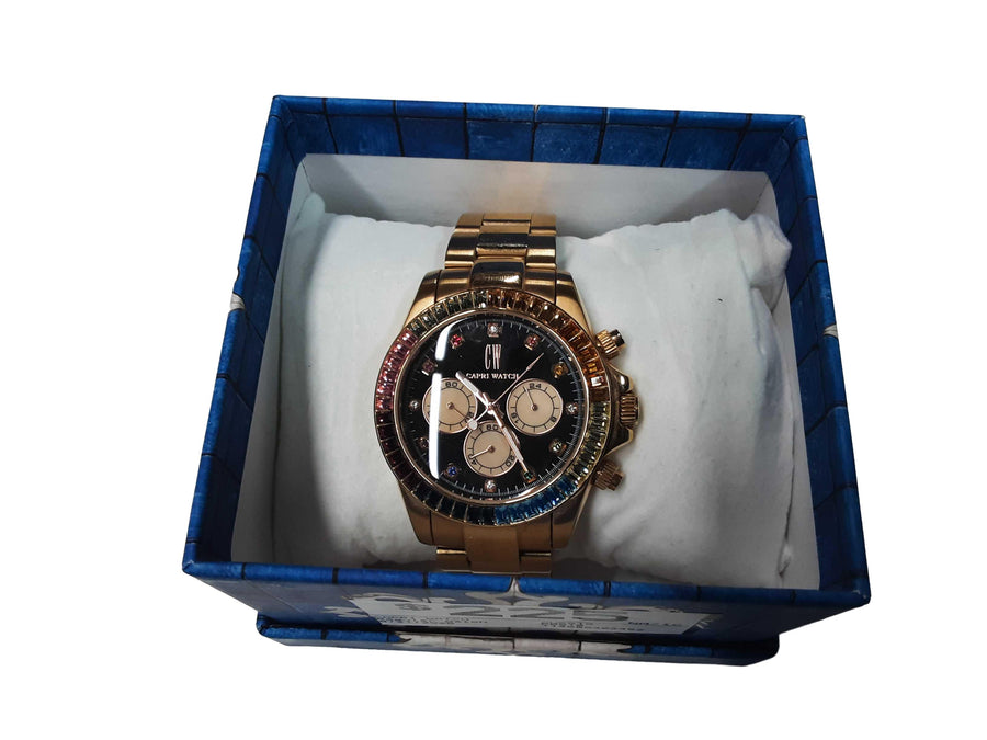 Capri Watch Cw5510 Gold Regular Watch