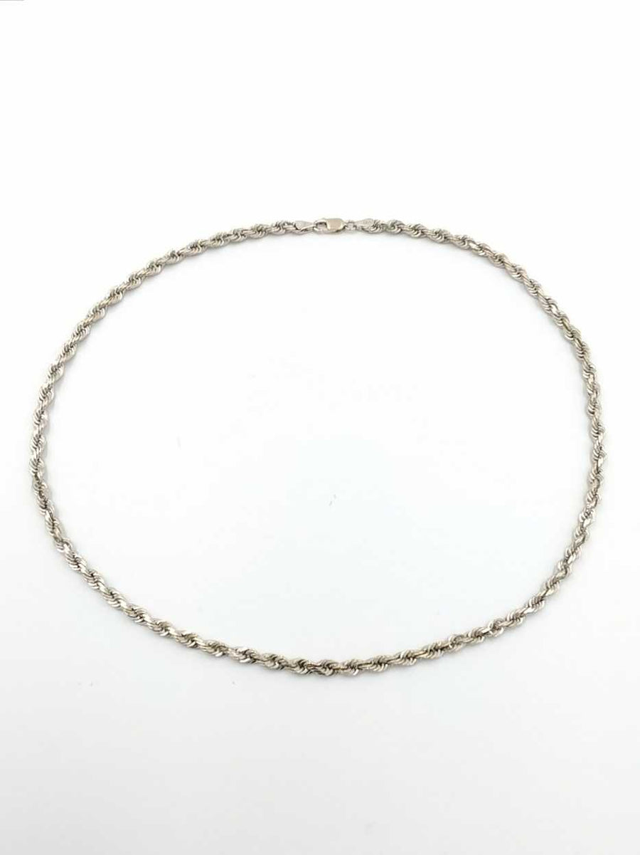 Rope Chain - White Gold 10k (.417) 15.8 grams 16 inch
