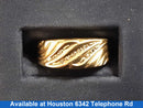 Ring - Wedding Band - Yellow Gold 10k (.417) 3.6 grams Size 10.5
