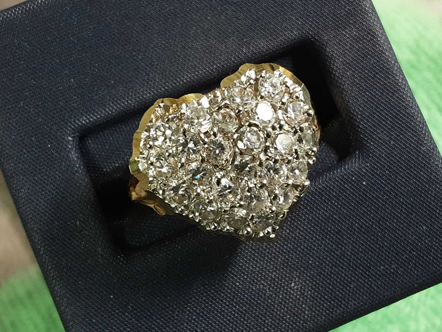 Women's Ring - Yellow Gold 10k (.417) 4.7 grams Size 7.5
