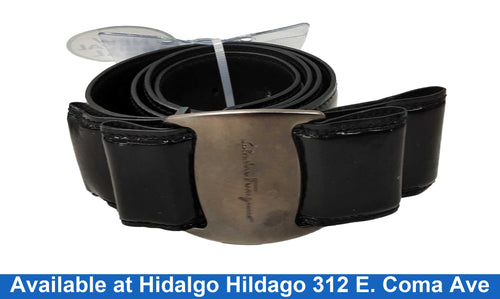 Salvatore Ferragamo Ci-23 Black Belt / Buckle