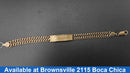 ID Bracelet - Yellow Gold 14k (.585) 12 grams 6 inch
