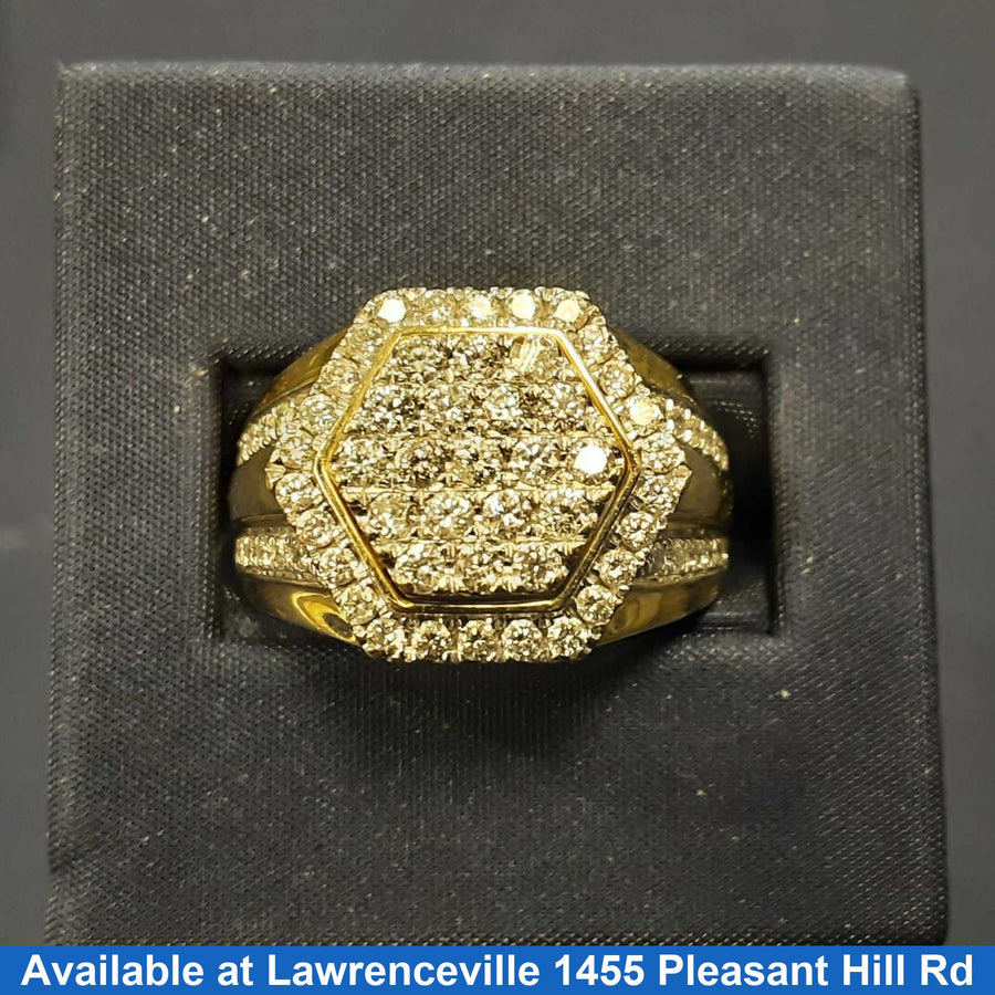 Men's Ring - Yellow Gold 10k (.417) 7.6 grams Size 20