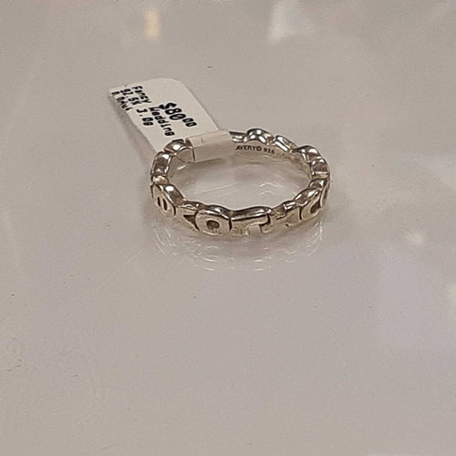 Ring - Wedding Band - Silver 3 grams Size 6