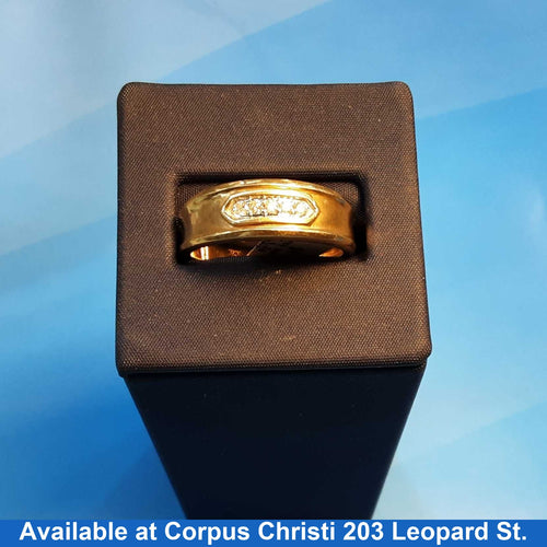 Ring - Wedding Band - Yellow Gold 10k (.417) 4.2 grams Size 8