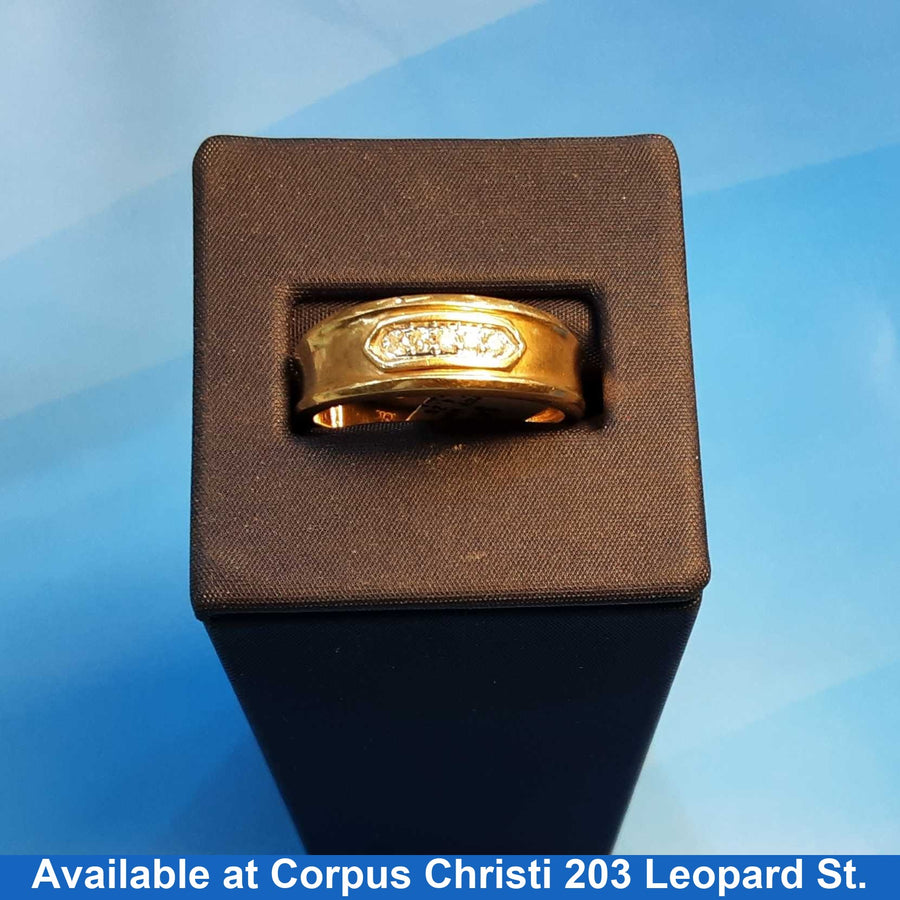 Ring - Wedding Band - Yellow Gold 10k (.417) 4.2 grams Size 8