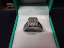Women's Ring - White Gold 10k (.417) 5.2 grams Size 8.5