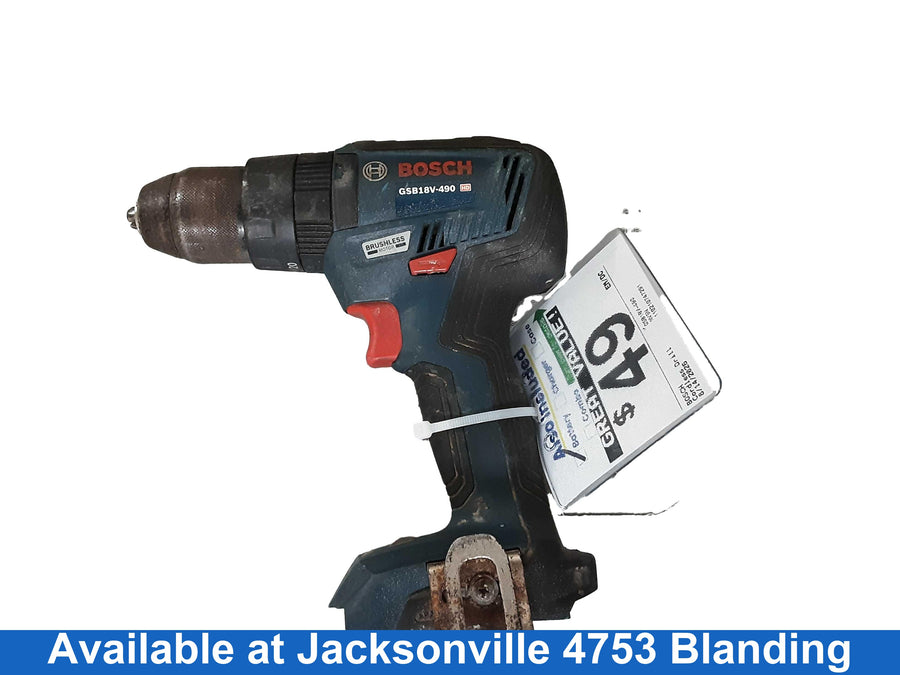 Bosch Gsb18v-490 Blue Cordless Standard Drill