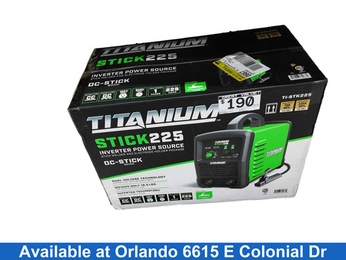 Titanium Stick225 Green Mig Welding Machine