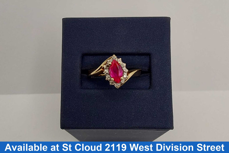 Women's Ring - Yellow Gold 10k (.417) 2.64 grams Size 8