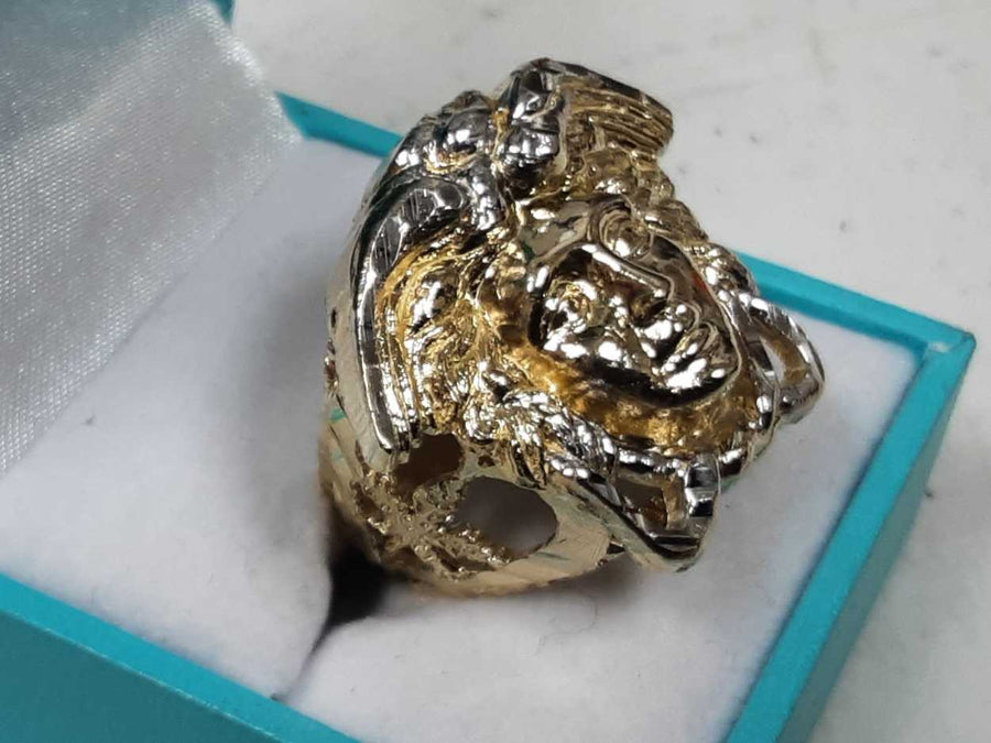 Women's Ring - Yellow Gold 10k (.417) 8.5 grams Size 9.5