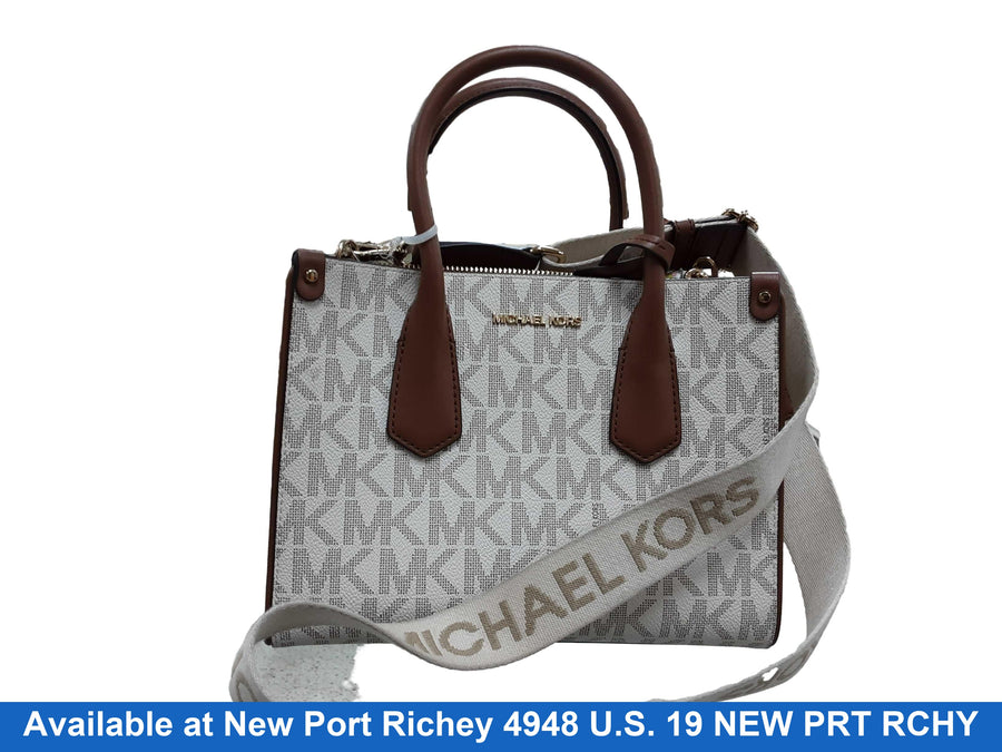 Michael Kors Nb-2504 White Purse / Handbag