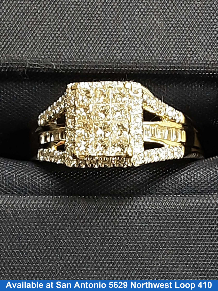 Women's Ring - Yellow Gold 10k (.417) 3.4 grams Size 5.5