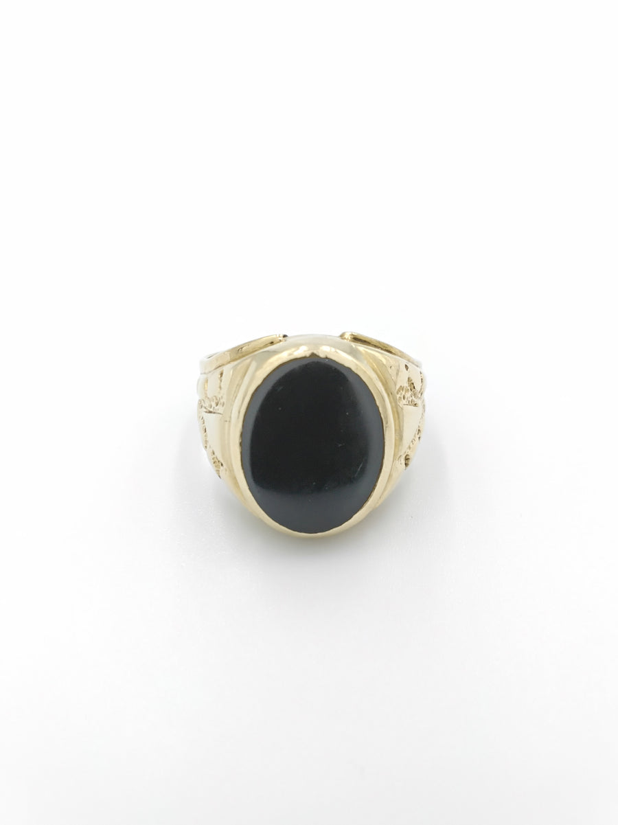 Men's Ring - Yellow Gold 14k (.585) 5.3 grams Size 8.5