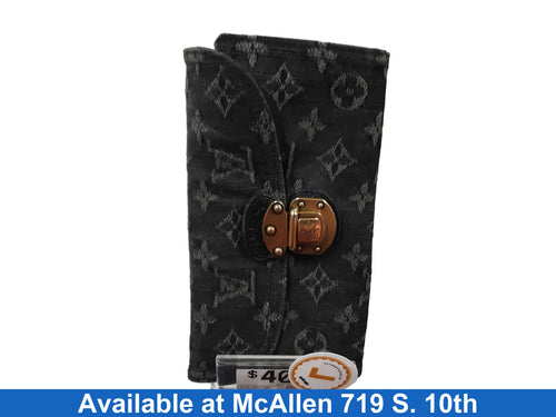 Louis Vuitton Portefeuille Amelia Black Wallet