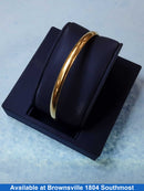 Bangle Bracelet - Yellow Gold 10k (.417) 5.8 grams 8 inch